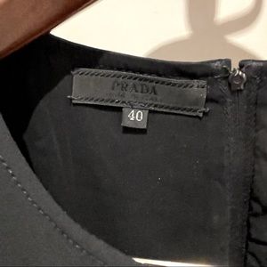 Prada techno fabric shift dress